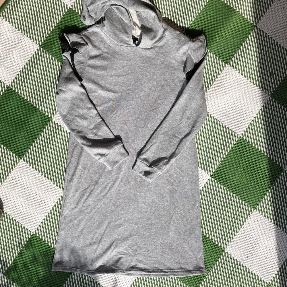 - Art Class girls gray hoodie sweatshirt dress